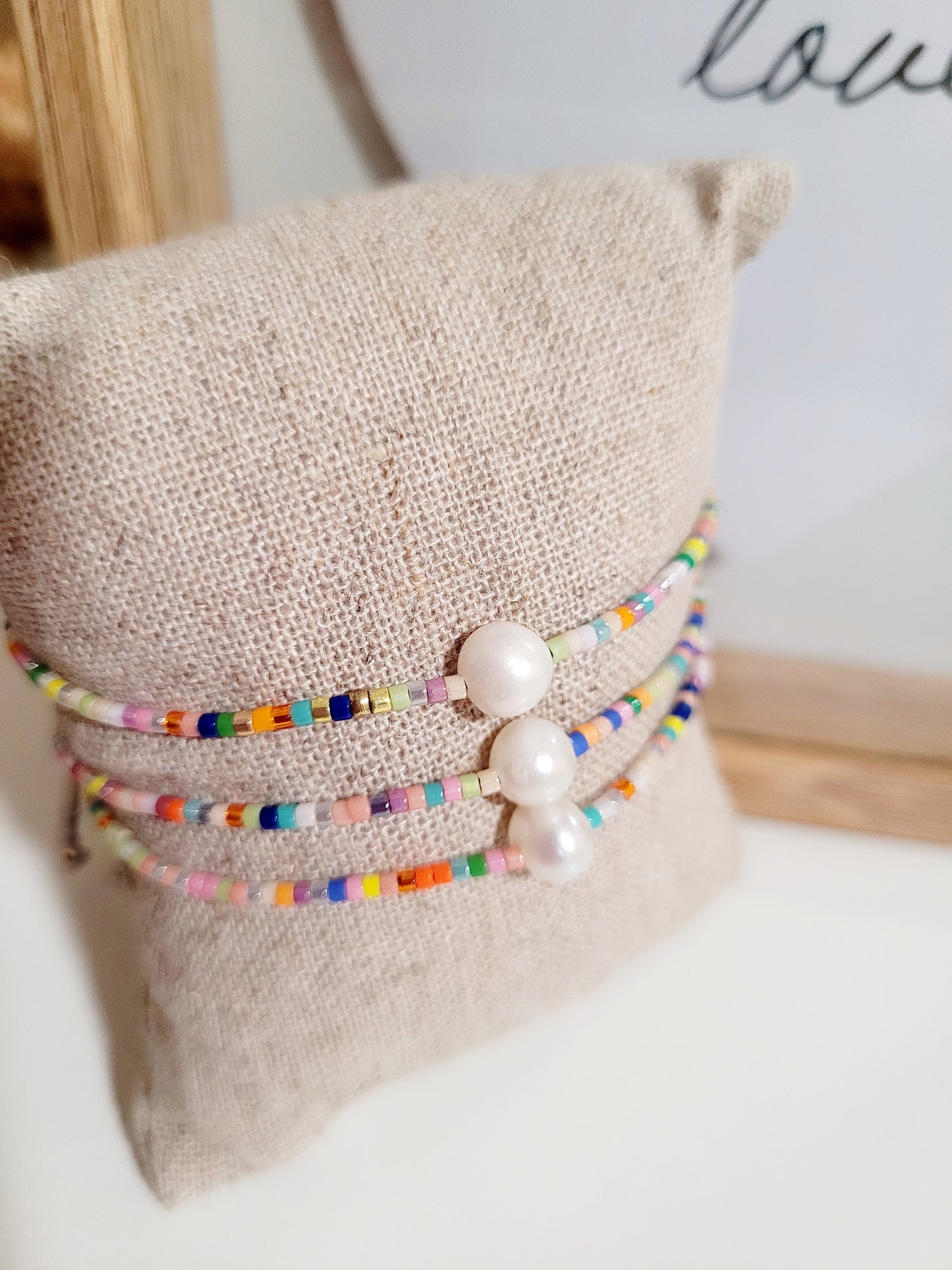 Set de pulseras multicolor