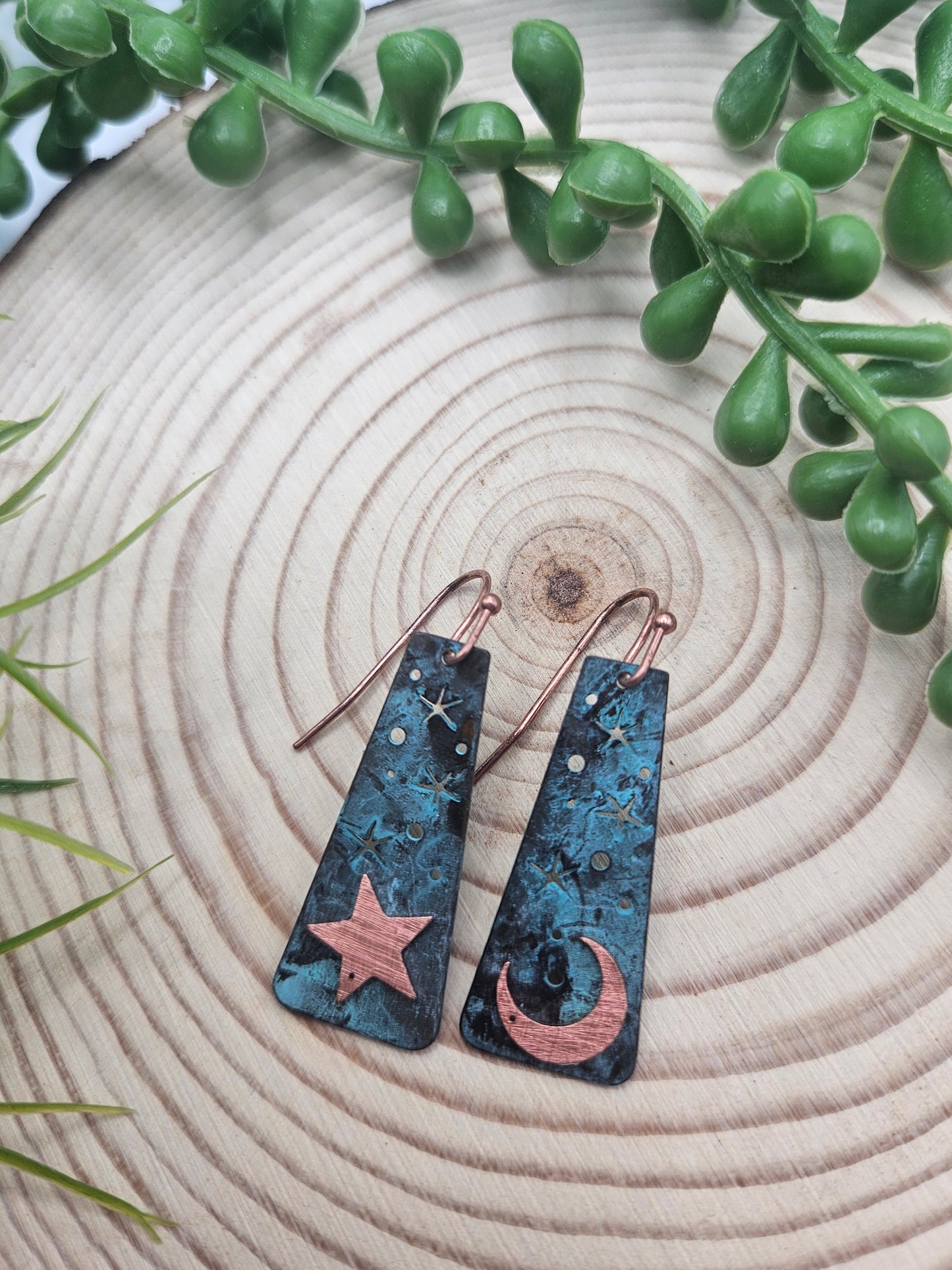 Moon & Star Earrings