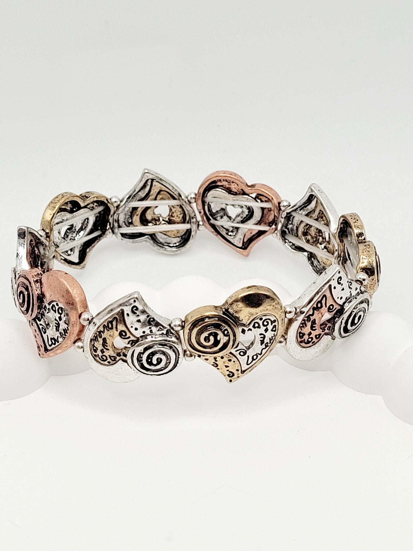 Heart metal bracelet 03