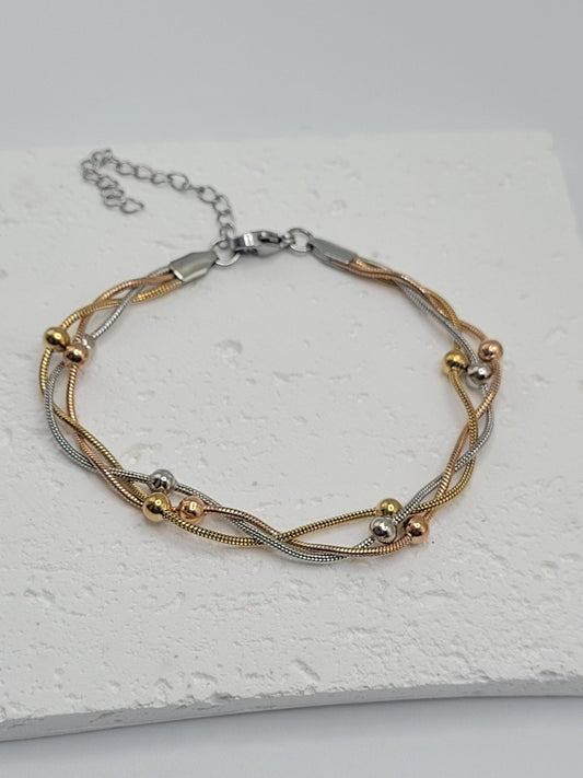 Pulsera tricolor