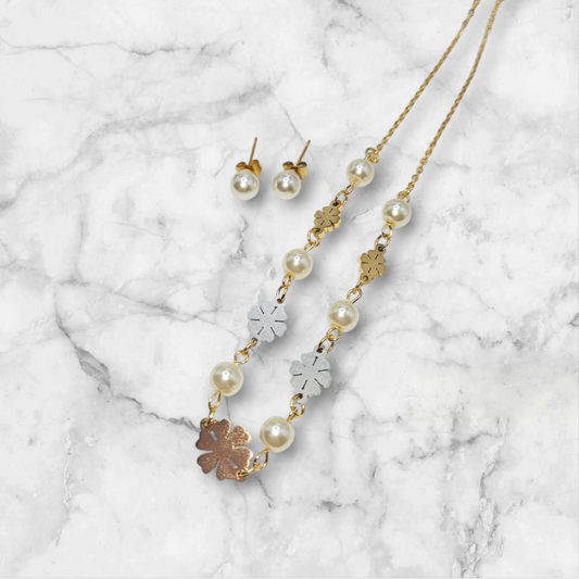 Pearl & Flower Set