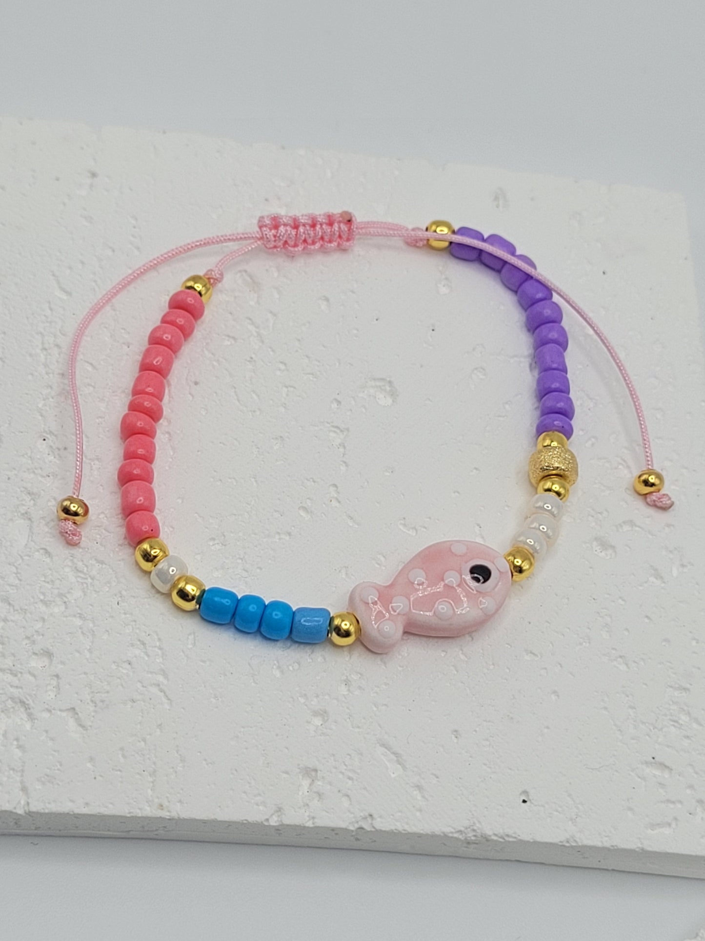 Pulseras hilo pecesitos