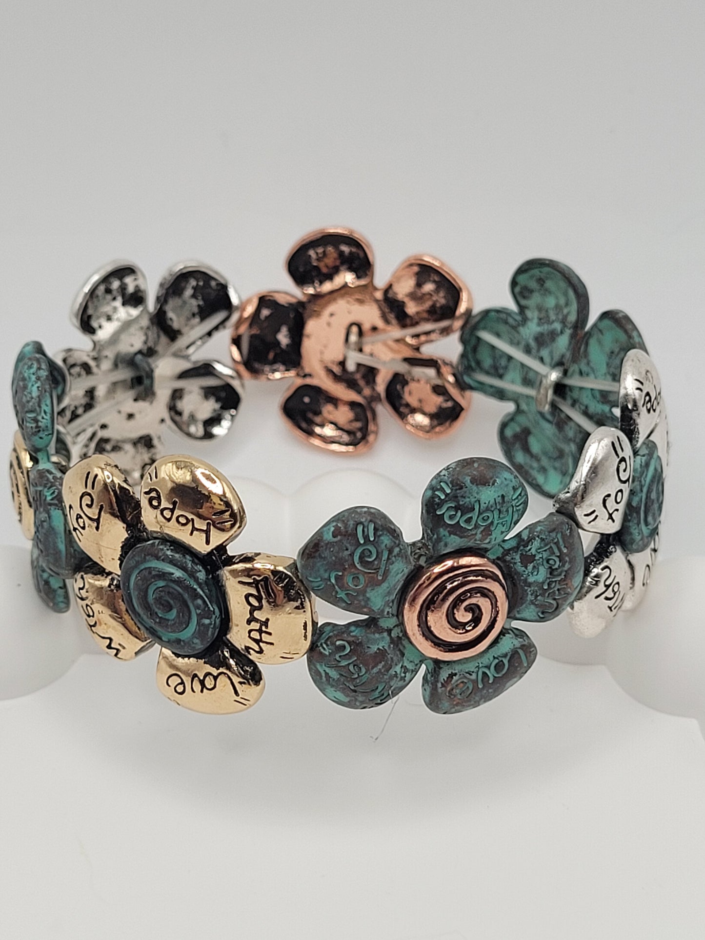 Heart inspirational bracelet